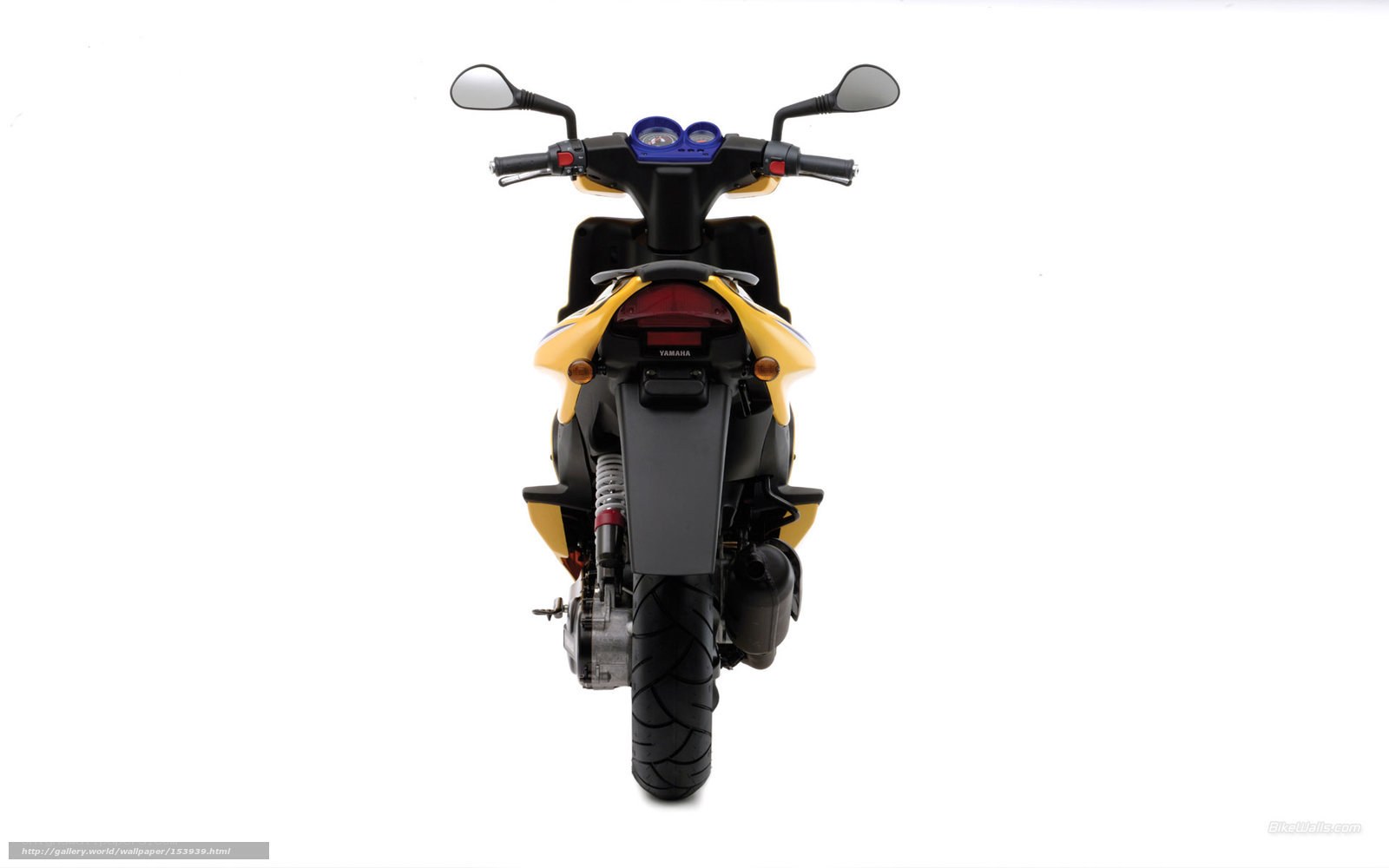 yellow and black scooter