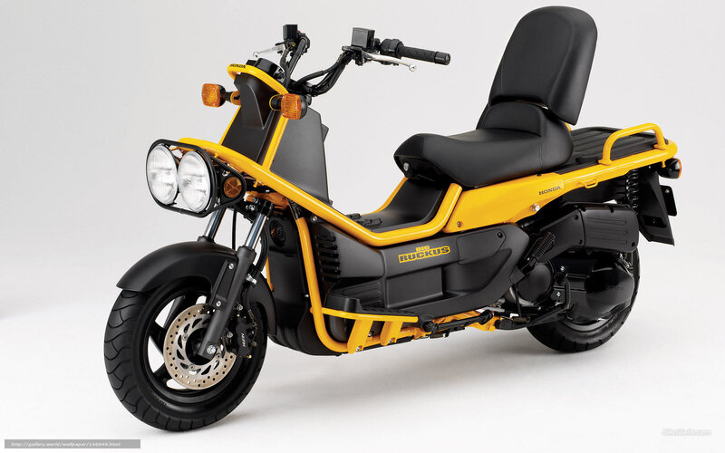 Yellow and Black Scooter — Neutral, Photograph