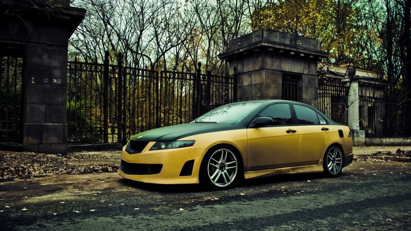 yellow and black sedan car