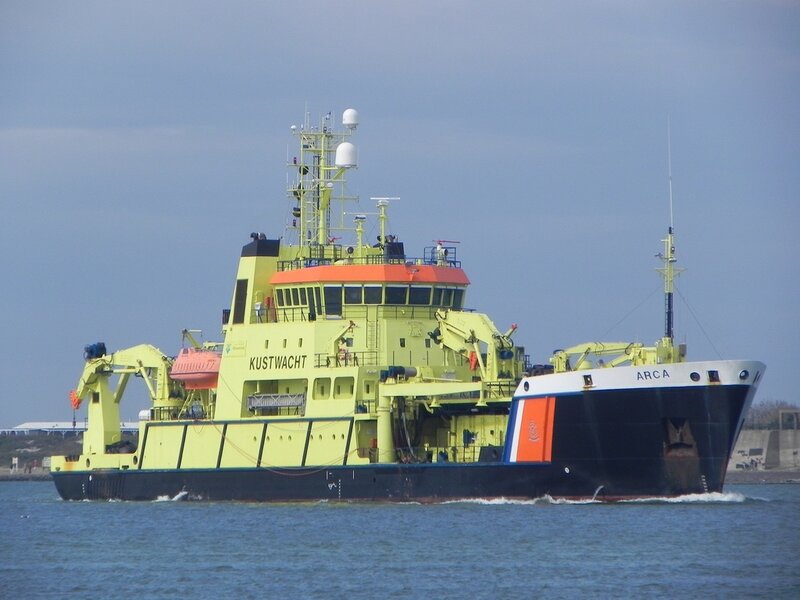Yellow and Black Ship