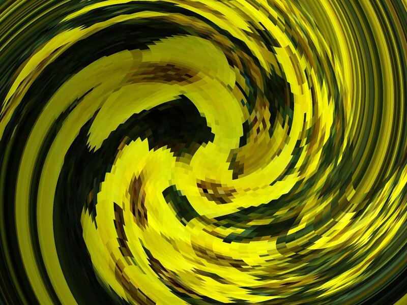 Yellow and Black Spiral — Dynamic