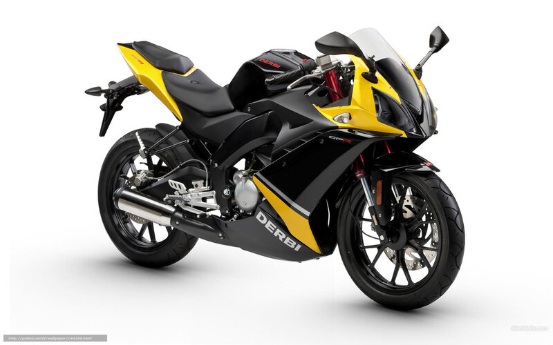 Yellow and Black Sport Motorcycle — Neutral