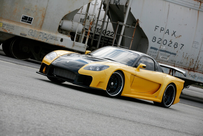 Yellow and Black Sports Car — Dynamic, Photograph