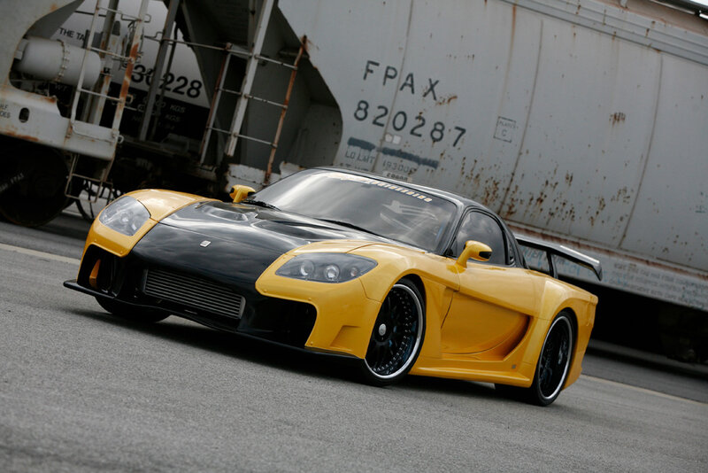Yellow and Black Sports Car — Dynamic