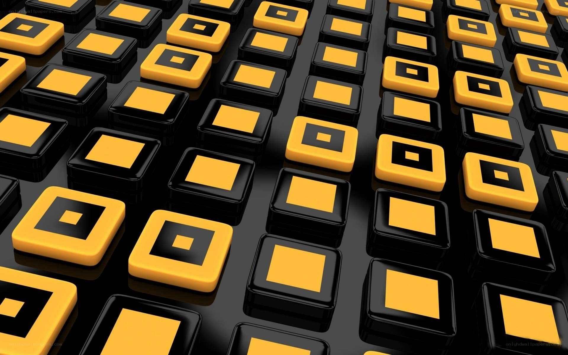 yellow and black square pattern