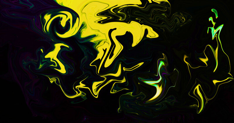 Yellow and Black Swirls