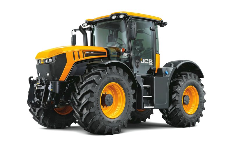 Yellow and Black Tractor — Neutral, Photograph