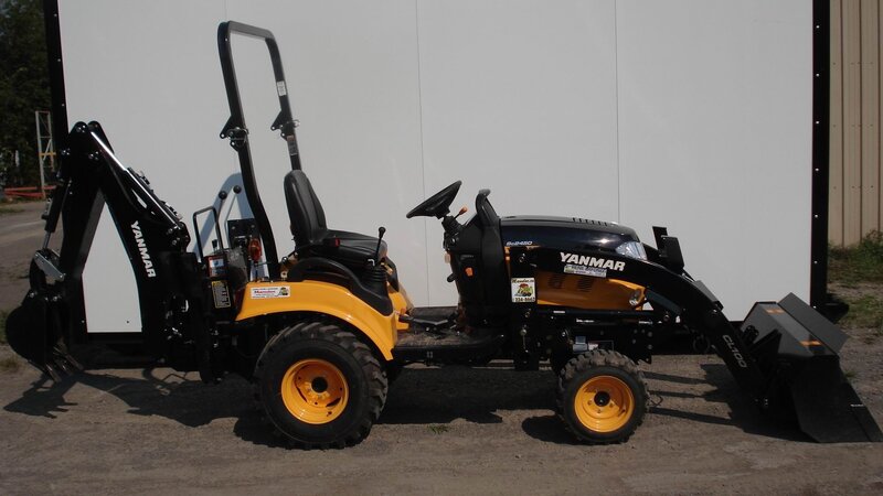Yellow and Black Tractor