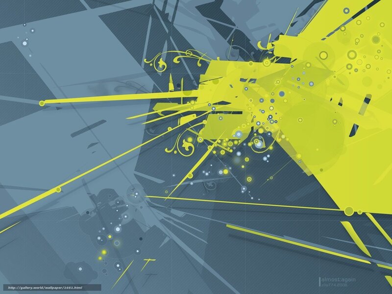 yellow and blue abstract design