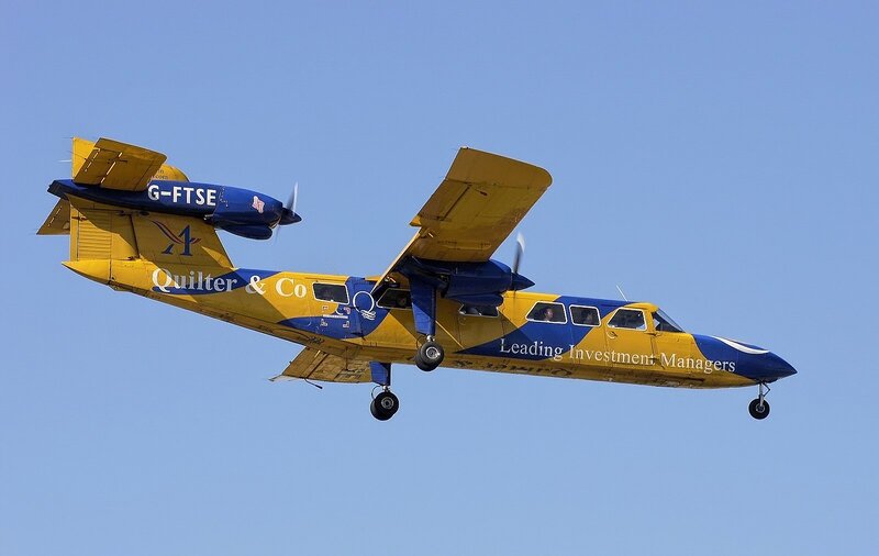 Yellow and Blue Airplane