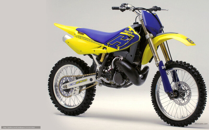 Yellow and Blue Dirt Bike — Neutral, Photograph, Motorcycle, Seat, Wheels