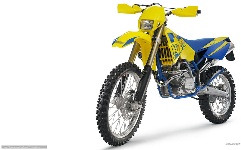 Yellow and Blue Dirt Bike — Neutral