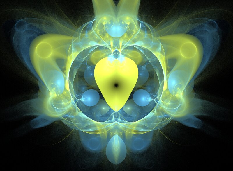 Yellow and Blue Fractal