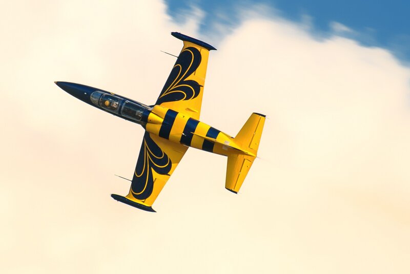 Yellow and Blue Jet