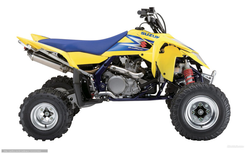 Yellow and Blue Quad Bike