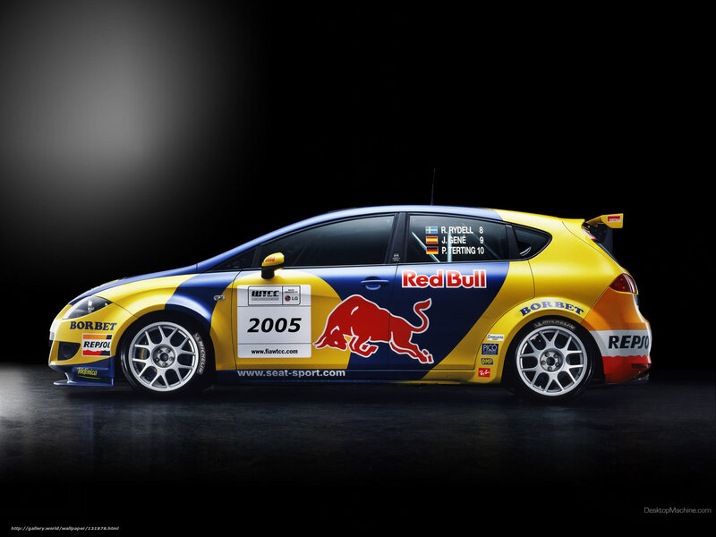 Yellow and Blue Race Car — Dramatic, Photograph, Red Bull