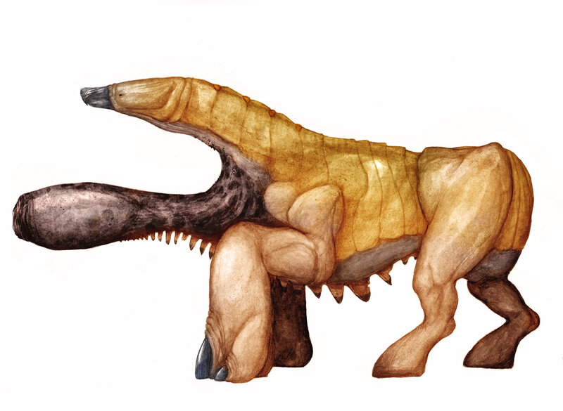 Yellow and Brown Creature