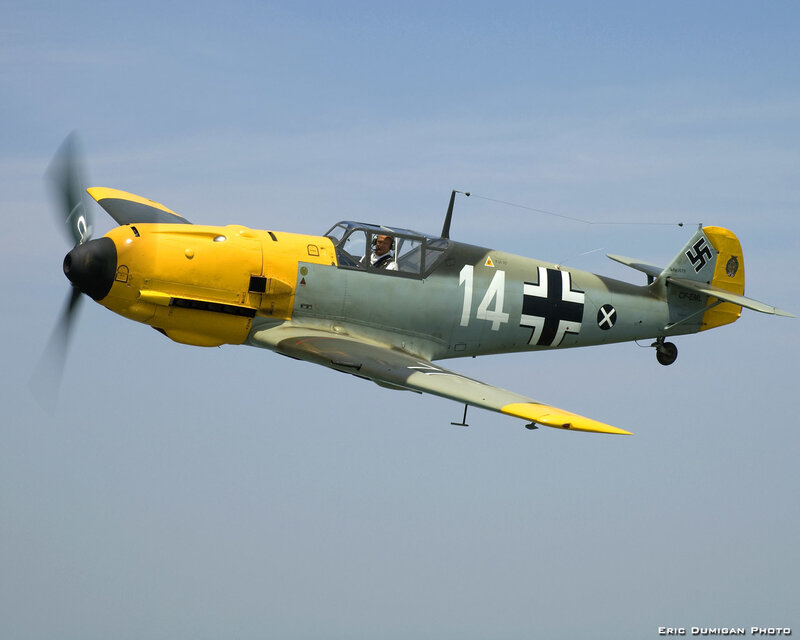Yellow and Gray Fighter Plane
