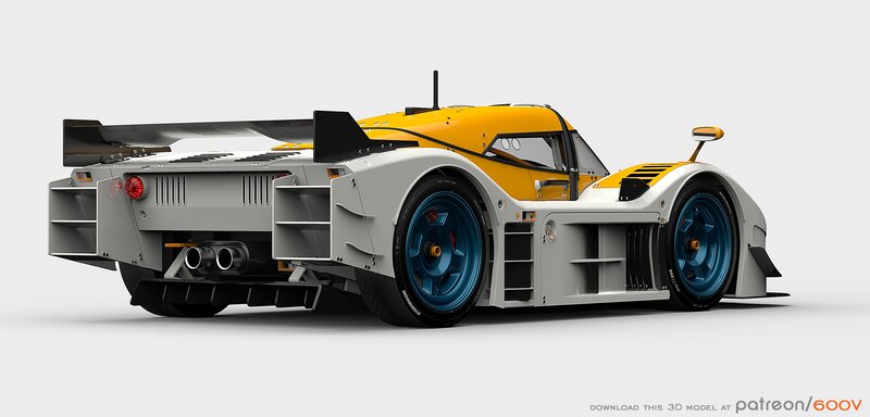 Yellow and Gray Race Car — Technical