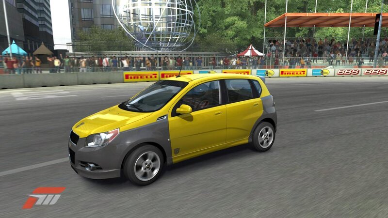 yellow and gray race car
