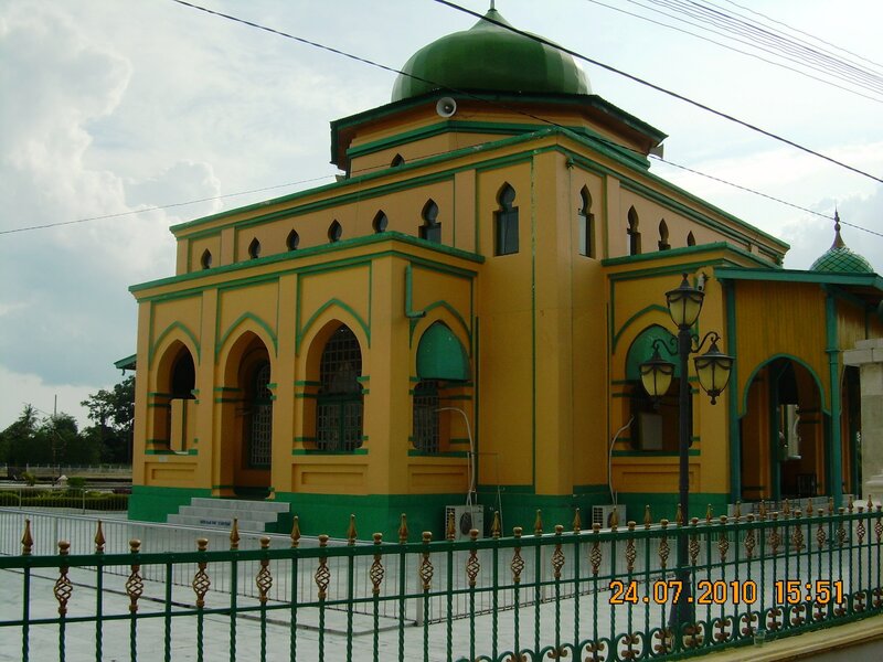 Yellow and Green Mosque