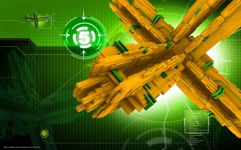 Yellow and Green Structure