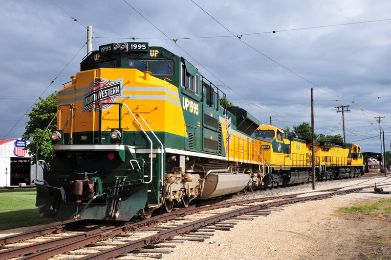 Yellow and Green Train