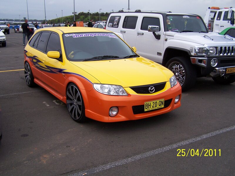 Yellow and Orange Car