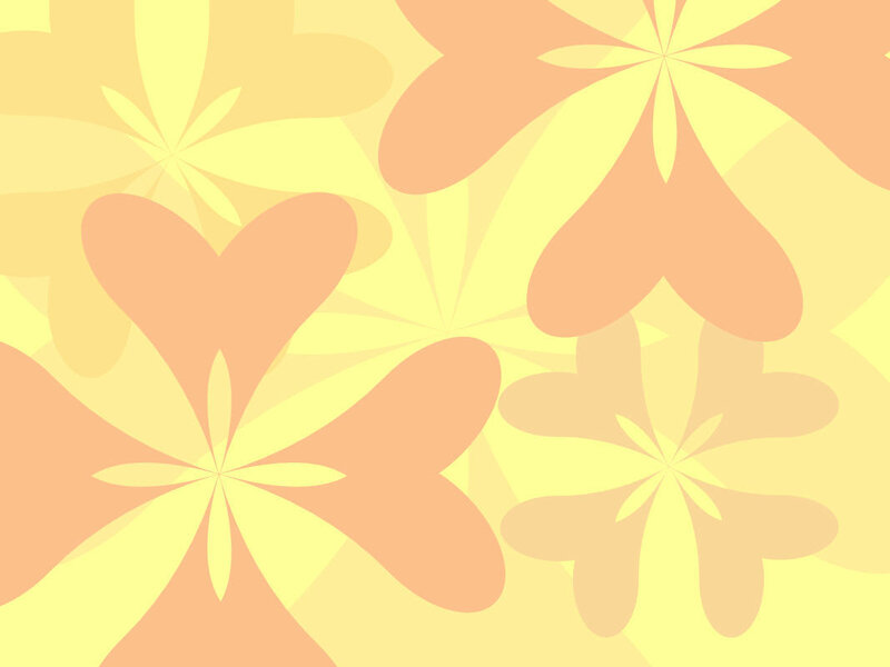 yellow and orange floral pattern