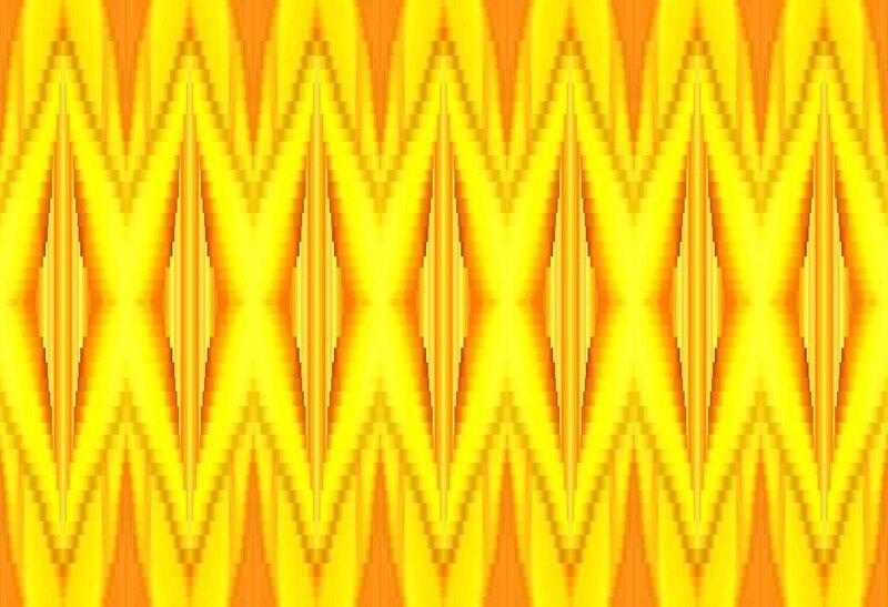 yellow and orange geometric pattern
