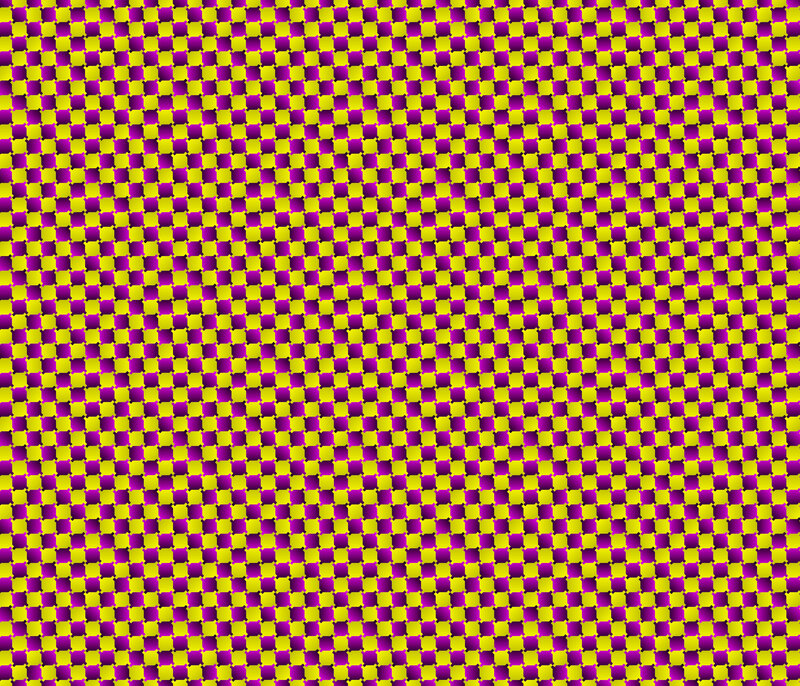 Yellow and Purple Grid Pattern