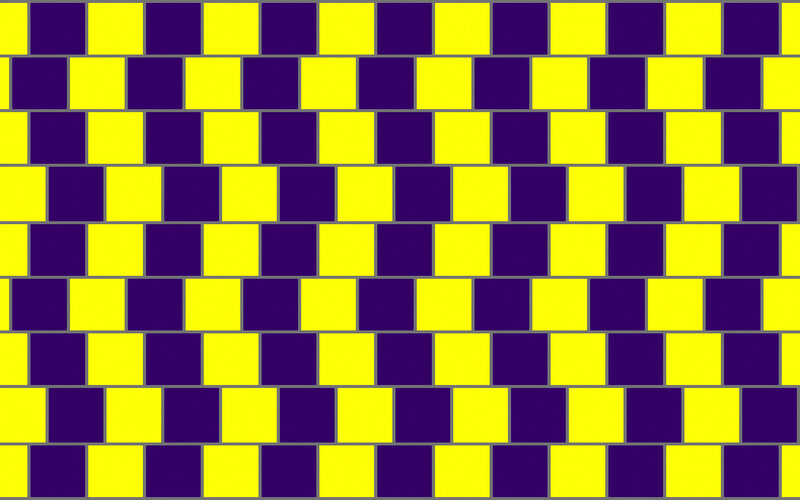yellow and purple tile pattern