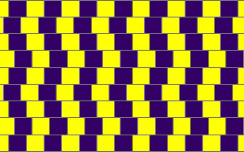 yellow and purple tile pattern