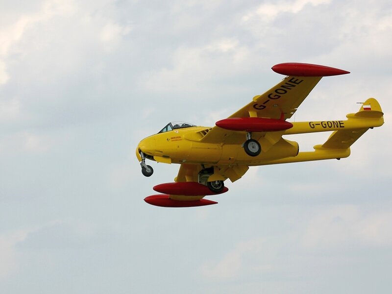 Yellow and Red Airplane — Calm