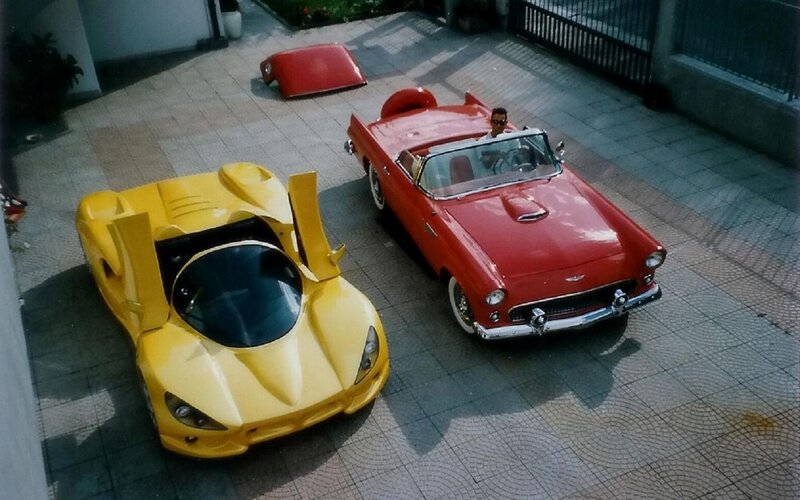 Yellow and Red Cars