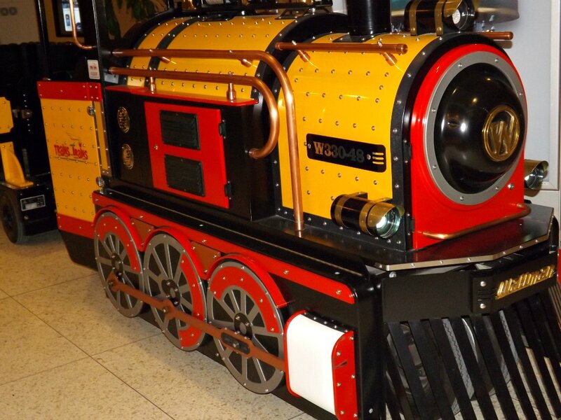 Yellow and Red Train
