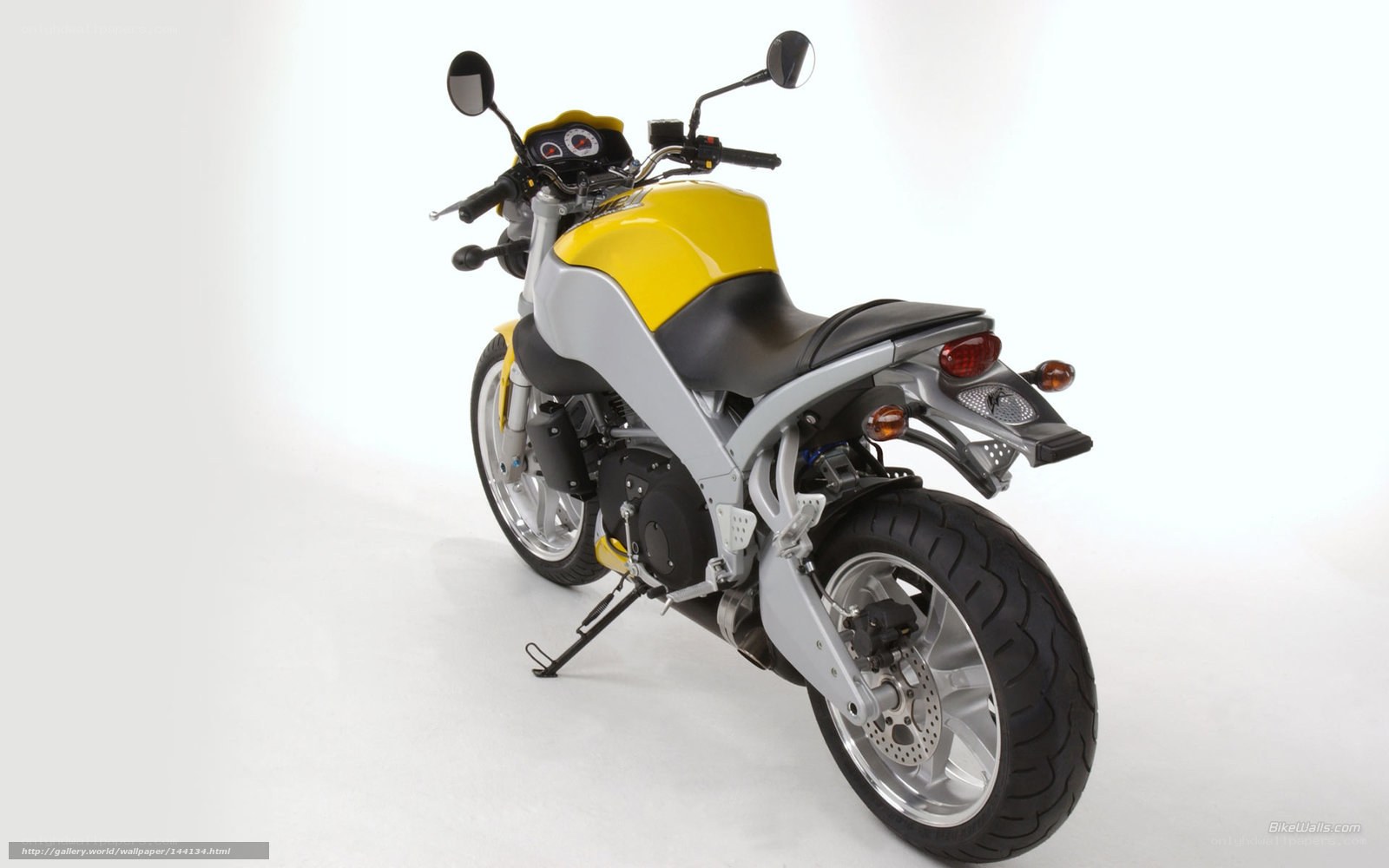 yellow and silver motorcycle