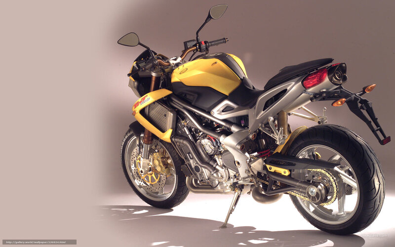 Yellow and Silver Motorcycle — Neutral, Photograph