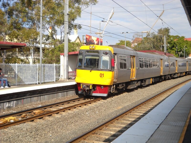 Yellow and Silver Train