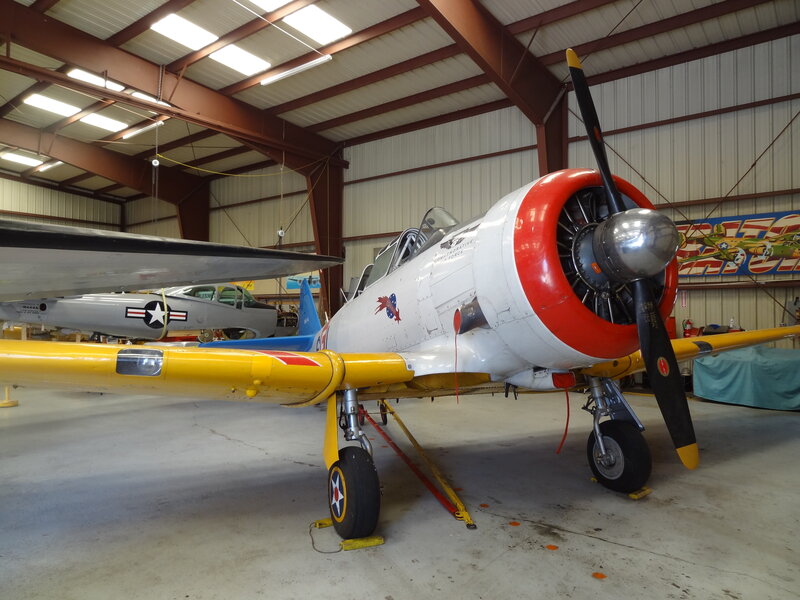 Yellow and White Airplane — Calm, Photograph