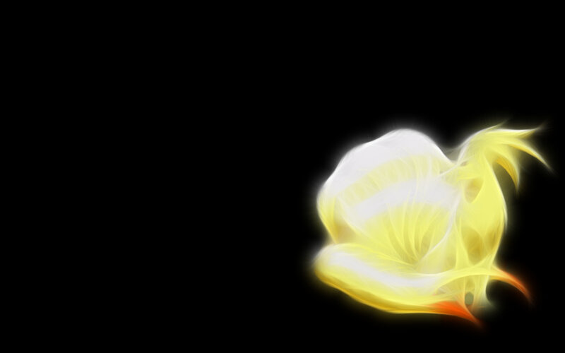 Yellow and White Flame — Dramatic