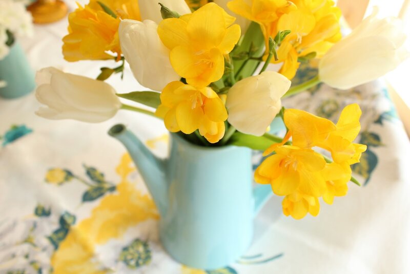 Yellow and White Flowers — Calm, Morning
