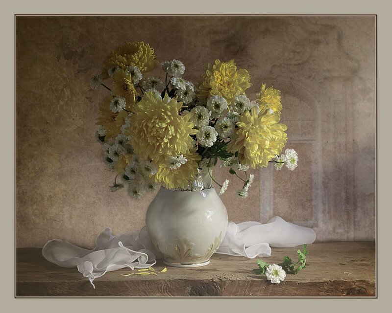 Yellow and White Flowers — Serene