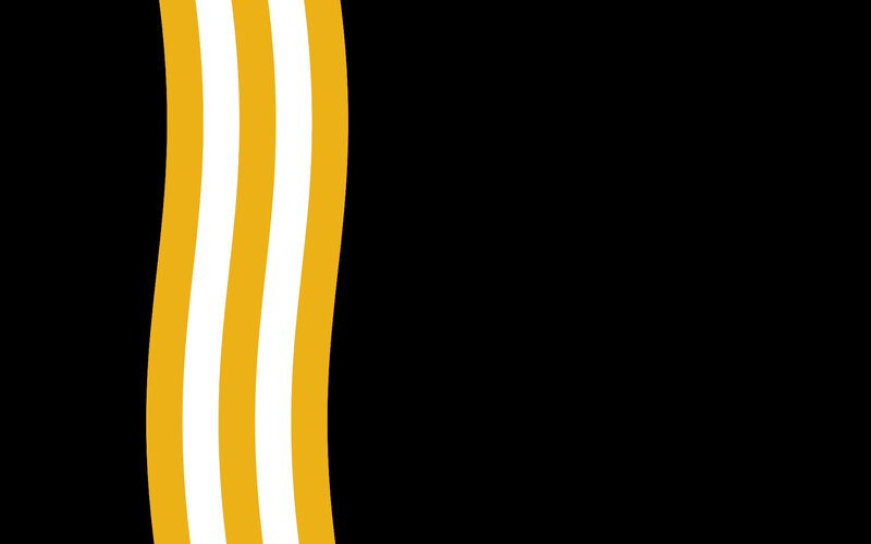 yellow and white stripes