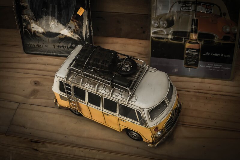 Yellow and White Van — Nostalgic