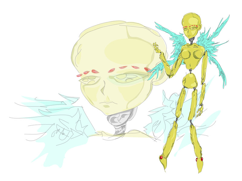 Yellow Angel Figure