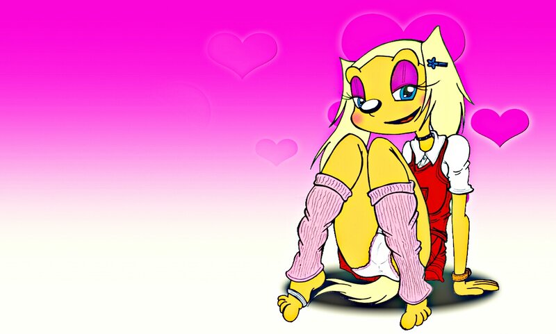 Yellow Anthropomorphic Cat