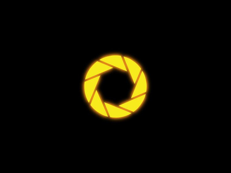 yellow aperture logo
