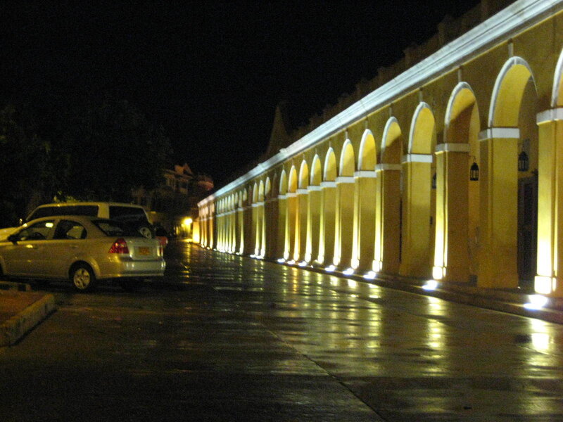 Yellow Arches at Night