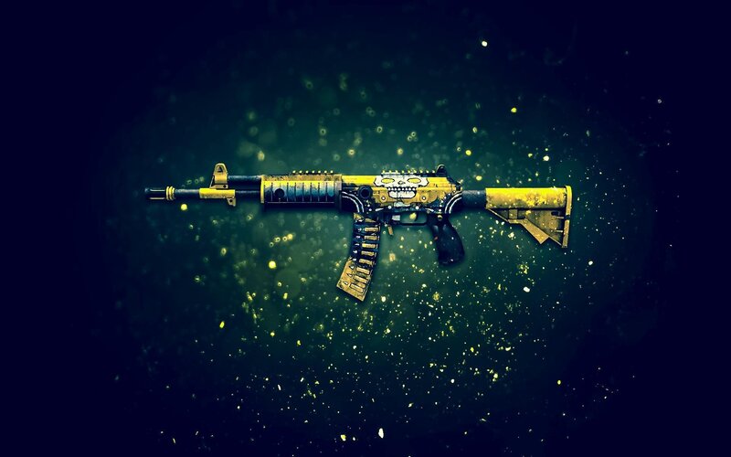 Yellow Assault Rifle